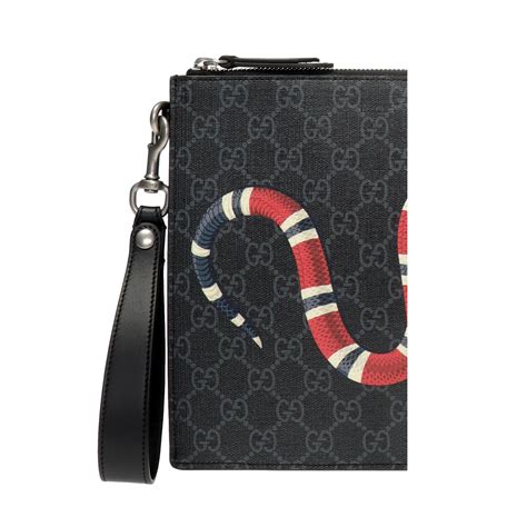 gucci supreme bee wristlet|gucci mini clutch.